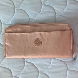 Rose gold passport holder Kipling